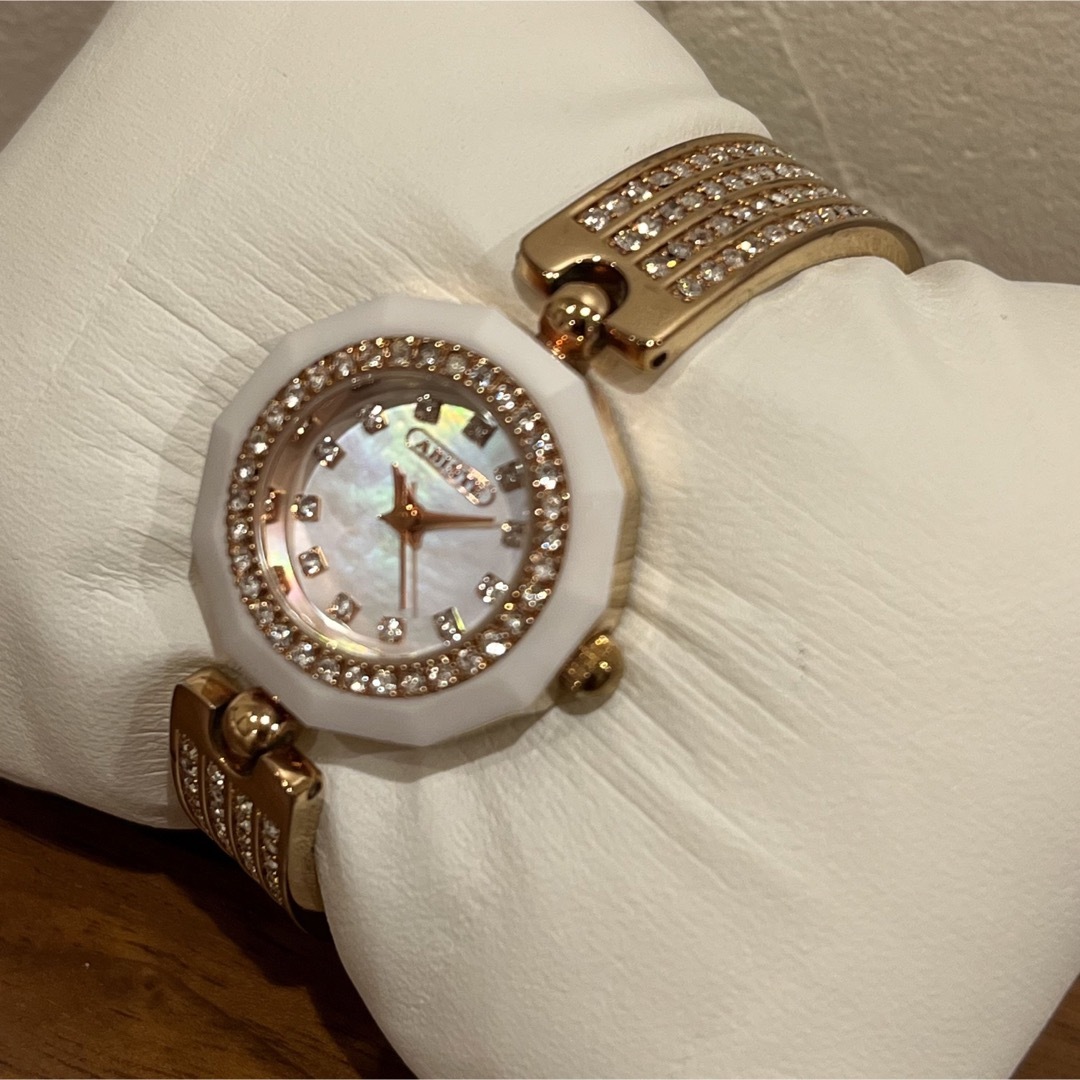 ABISTE(アビステ)のABISTE アビステ　クォーツ腕時計　レディース　バングルウォッチ　稼働品 レディースのファッション小物(腕時計)の商品写真