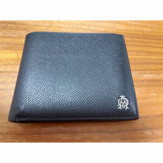 ダンヒル(Dunhill)のdunhill ダンヒル レザー 二つ折り 財布 ブラック系 AQ3662(折り財布)