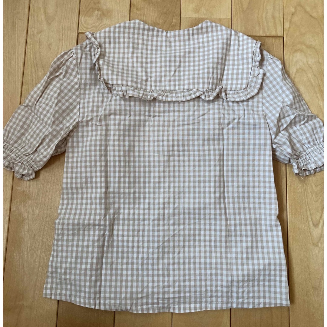 petit main(プティマイン)のpetit main（プティマイン ）ブラウス　120cm キッズ/ベビー/マタニティのキッズ服女の子用(90cm~)(ブラウス)の商品写真