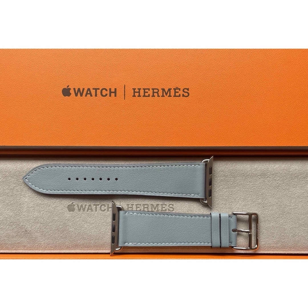 Hermes(エルメス)の【廃盤レア】Apple Watch HERMES レザーバンド メンズの時計(レザーベルト)の商品写真