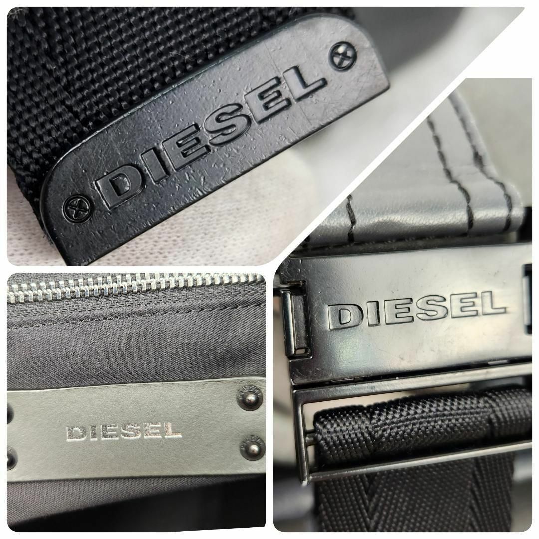 極美品】DIESEL ミスマッチ バックパック リュクサック レザー グレー ...