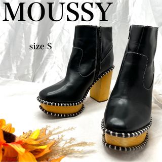 MOUSSY HARNESS WOOD SOLE BOOTS♡マウジーサボブーツ