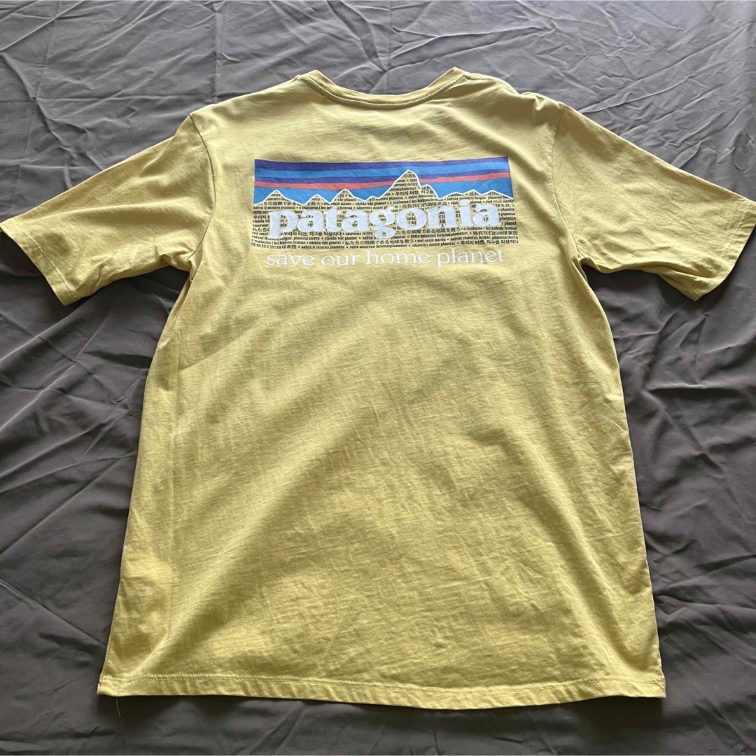 patagonia(パタゴニア)の[中古品]パタゴニア メンズ・P-6 ミッション・オーガニック・Tシャツ XS メンズのトップス(Tシャツ/カットソー(半袖/袖なし))の商品写真