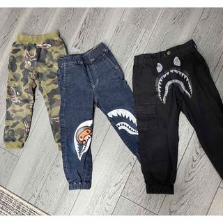 アベイシングエイプ(A BATHING APE)の【さみ様専用】エイプ 100サイズ スエットパンツ デニム(パンツ/スパッツ)