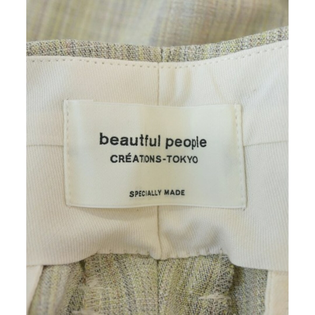 beautiful people スラックス 36(S位) 緑系