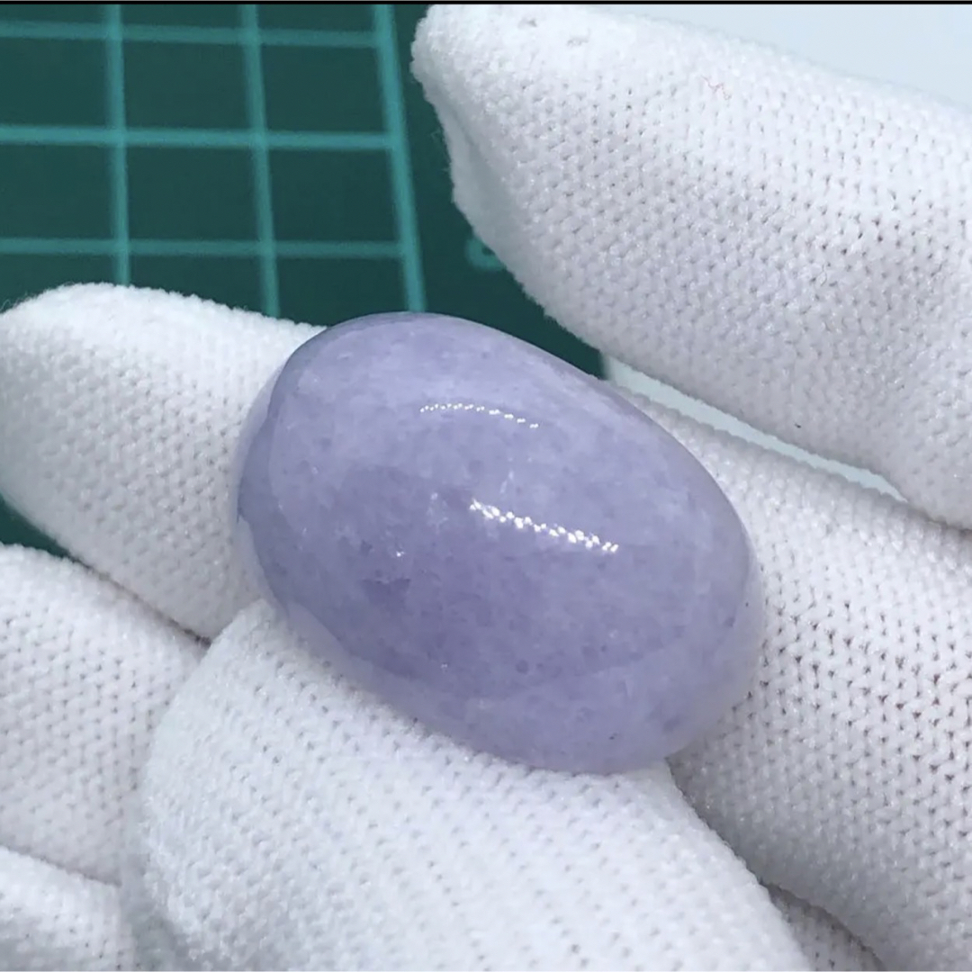 大粒 天然 ラベンダー翡翠 ルース 約46.65ct-