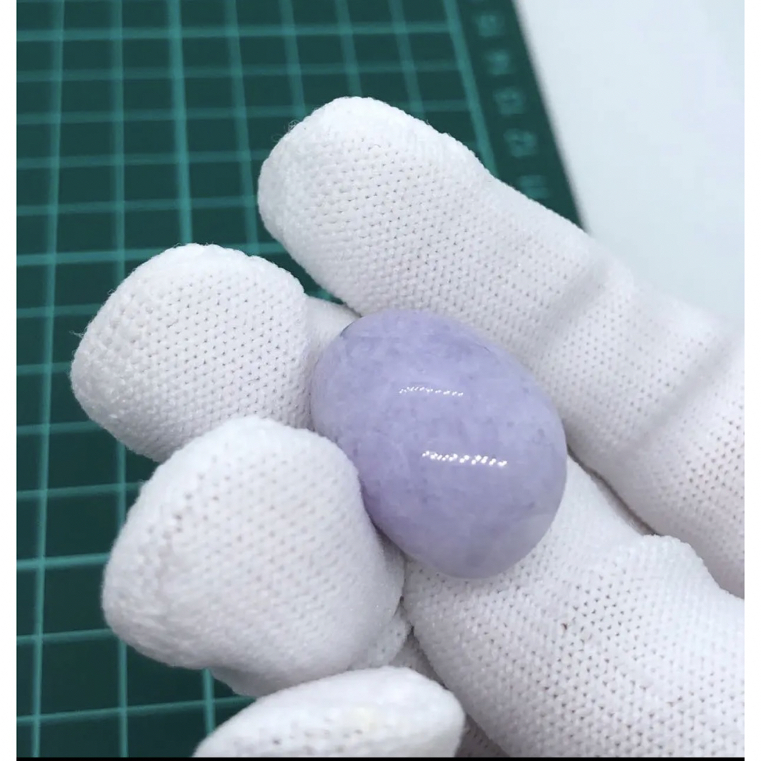 大粒 天然 ラベンダー翡翠 ルース 約46.65ct-