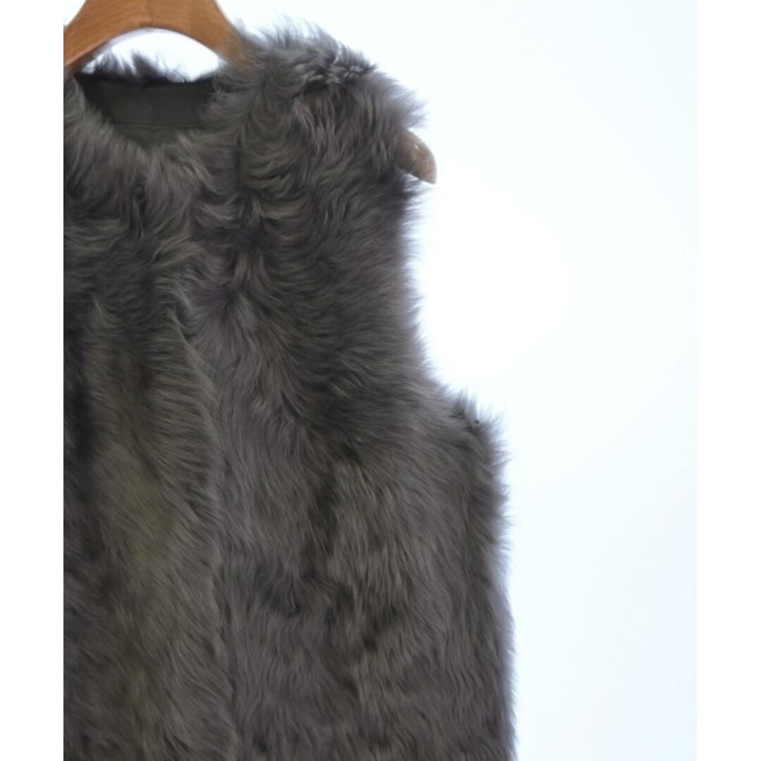未使用品*カールドノヒュー*ムートンジレ*ブルー*XS*タグ付き