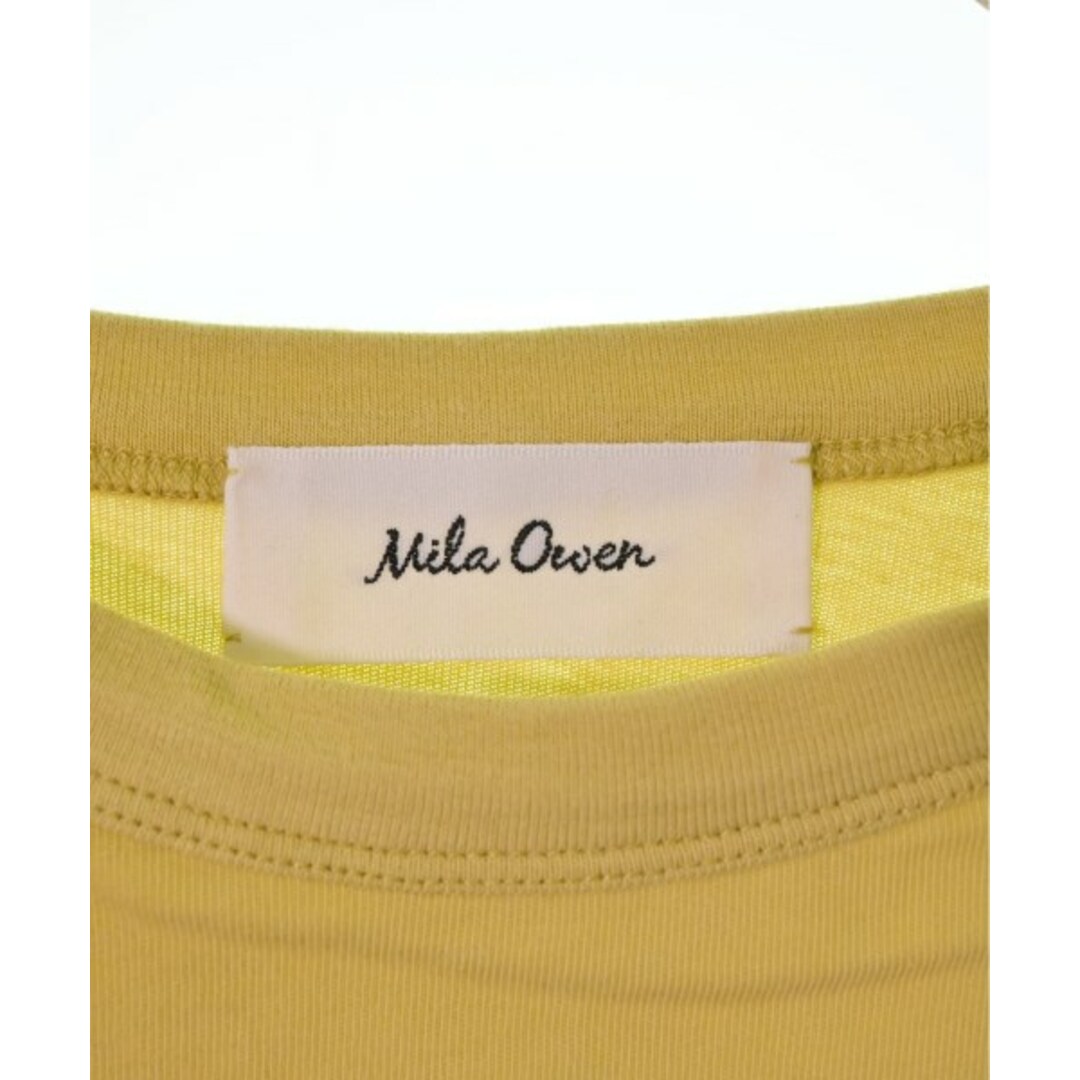 Mila Owen(ミラオーウェン)のMila Owen ミラオーウェン ノースリーブ 0(S位) 黄 【古着】【中古】 レディースのトップス(タンクトップ)の商品写真