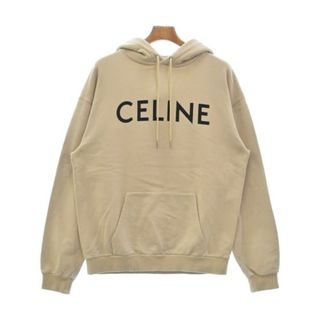 セリーヌ(celine)のCELINE セリーヌ パーカー M ベージュ 【古着】【中古】(パーカー)