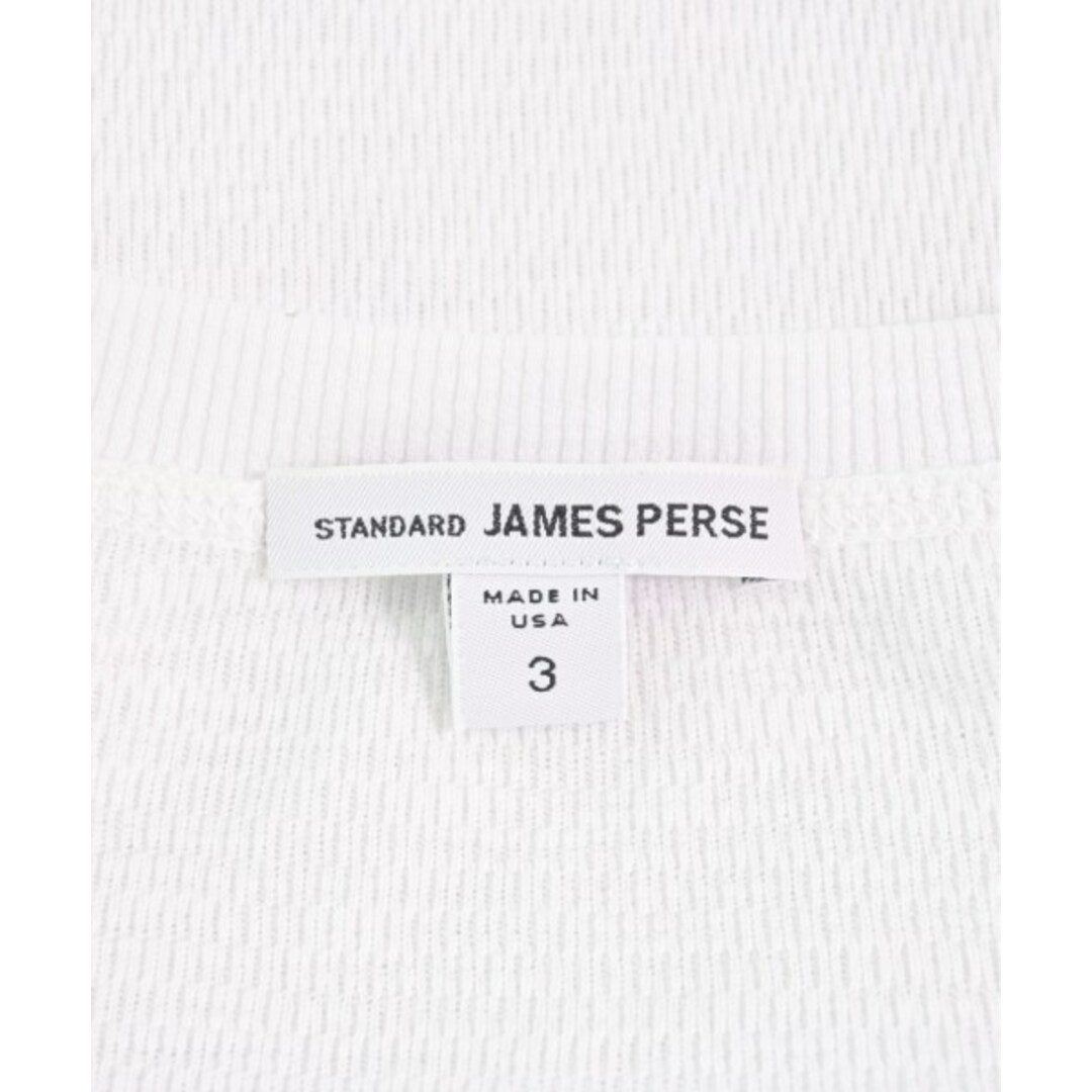JAMES PERSE ジェームスパース Tシャツ・カットソー 3(L位) 白 2