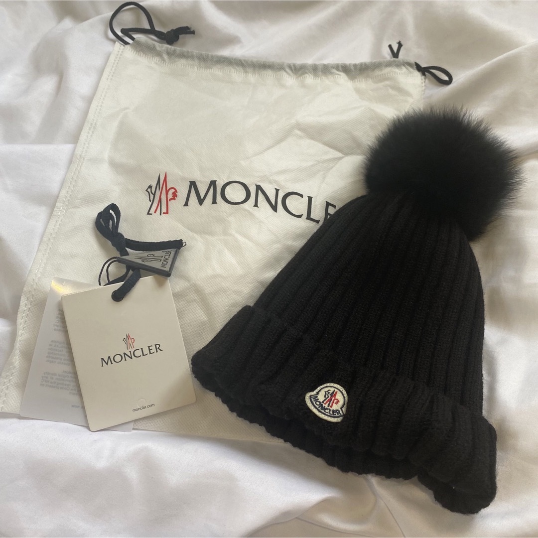 MONCLER】モンクレールのニット帽 - ニット帽/ビーニー