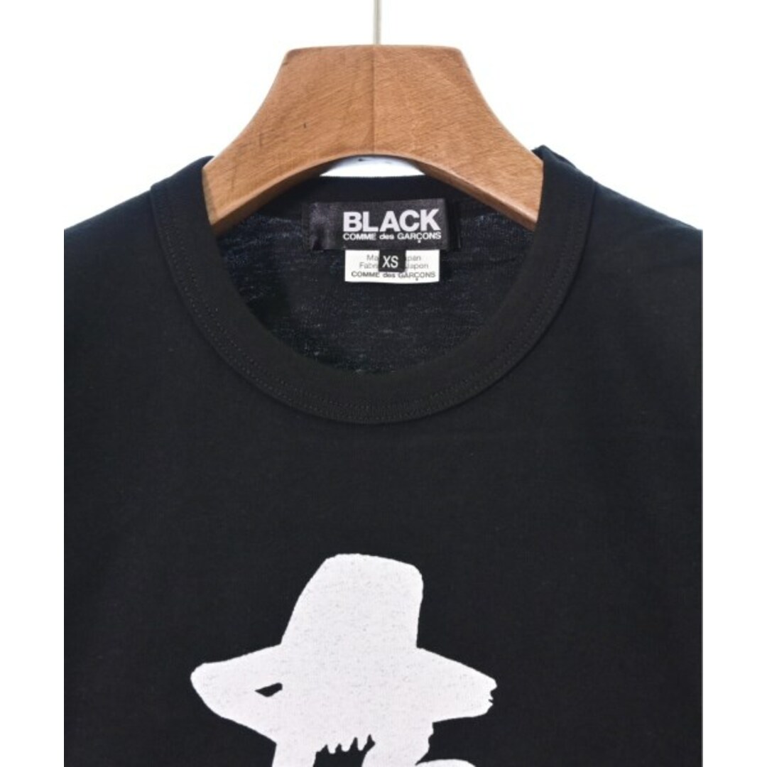 BLACK COMME des GARCONS(ブラックコムデギャルソン)のBLACK COMME des GARCONS Tシャツ・カットソー XS 黒 【古着】【中古】 レディースのトップス(カットソー(半袖/袖なし))の商品写真