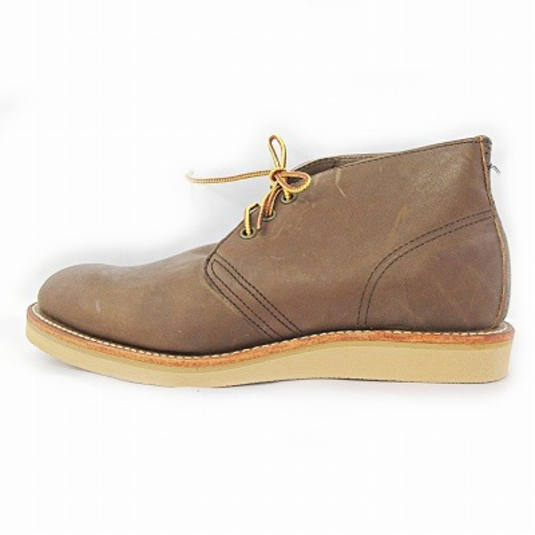 レッドウィング REDWING 8596 チャッカブーツ レザー ブラウン 8 - ブーツ