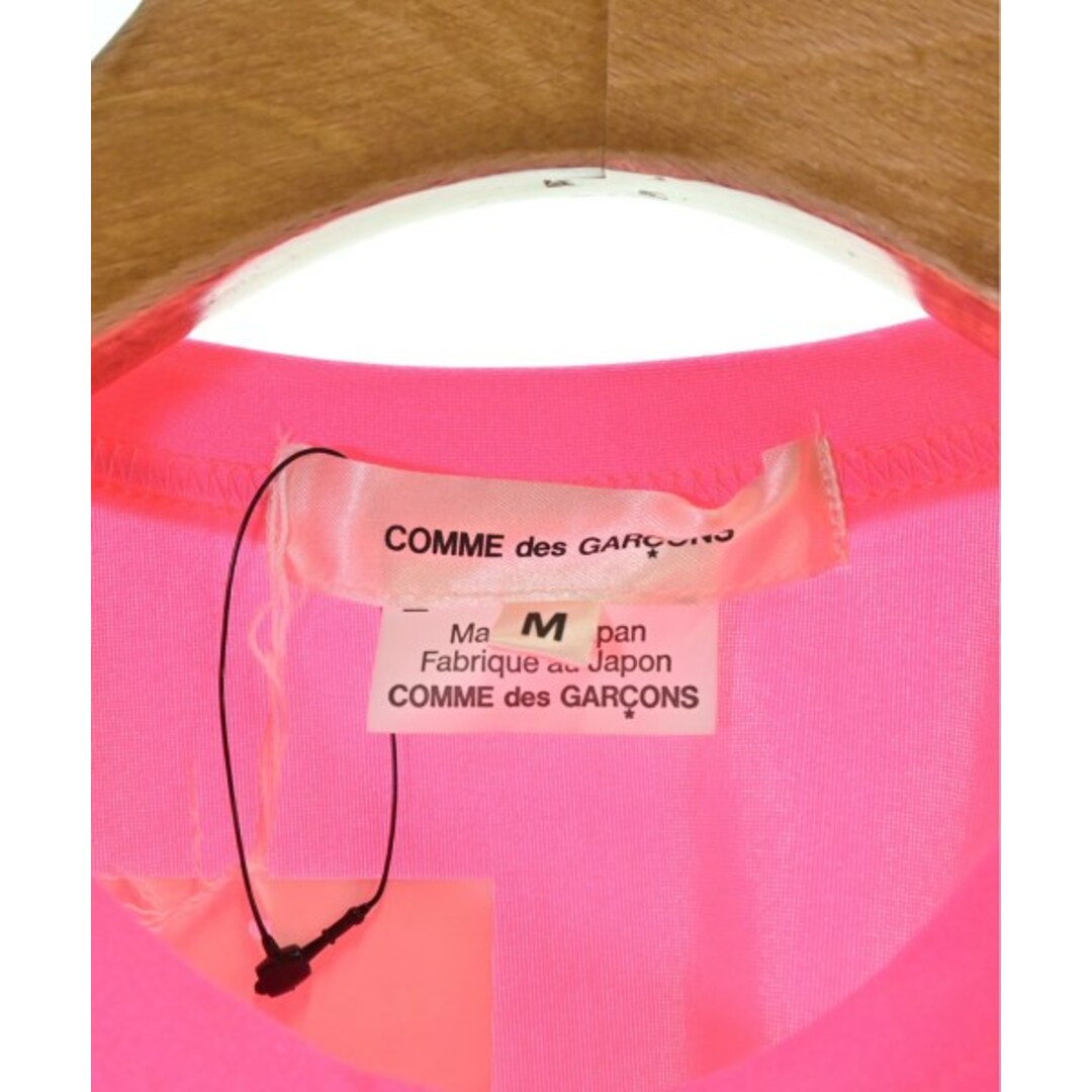 COMME des GARCONS(コムデギャルソン)のCOMME des GARCONS Tシャツ・カットソー M 蛍光ピンク 【古着】【中古】 レディースのトップス(カットソー(半袖/袖なし))の商品写真