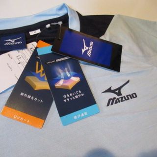 ミズノ(MIZUNO)の　新品　ミズノ　長袖　メッシュ　吸汗速乾　UVカット　M(Tシャツ/カットソー(七分/長袖))