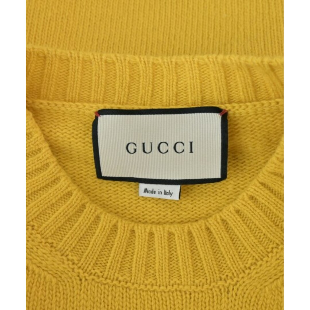 Gucci - GUCCI グッチ ニット・セーター L 黄 【古着】【中古】の通販