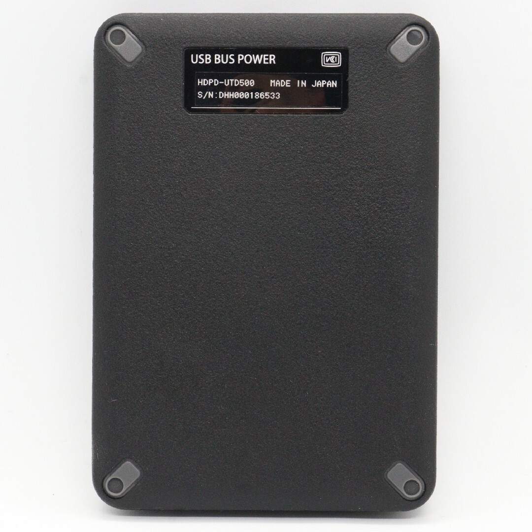 IODATA - 【動作確認済み】IODATA 耐衝撃ポータブルハードディスク HDD
