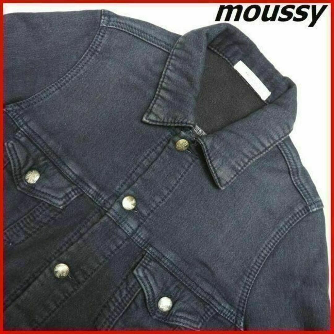 moussy - iskoマウジーBLUE FF DENIM NEXTスウェット デニムジャケット ...