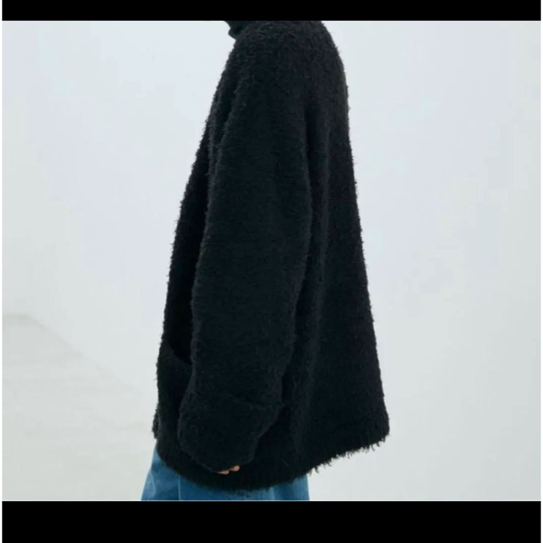 LIDNM 22aw FEATHER YARN LOOSE CARDIGAN - カーディガン