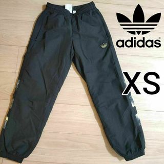 オリジナルス(Originals（adidas）)のadidas 黒 フットボールパンツ ナイロンジャージ アディダス メンズ XS(その他)