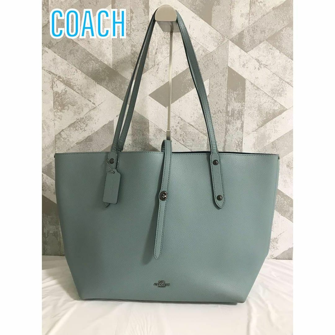 【良品】COACH コーチ F58849 レザー トートバッグ ショルダーバッグ