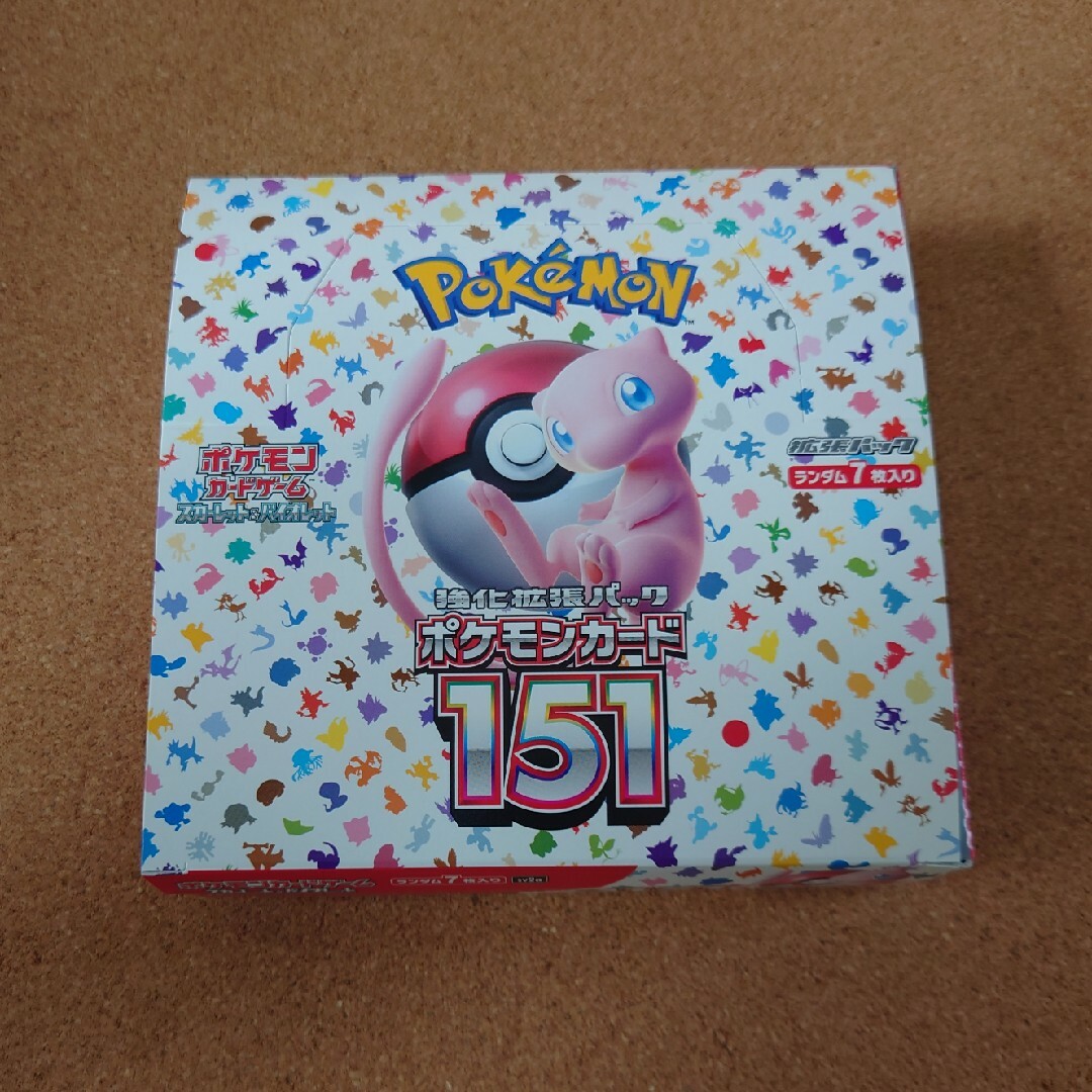 ポケモンカード151 1BOX ポケカ シュリンクなし ペリペリなし-