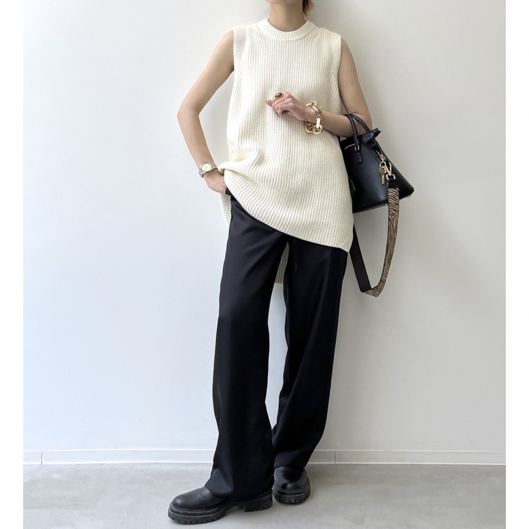 L'Appartement  アパルトモン Cotton Knit Vest