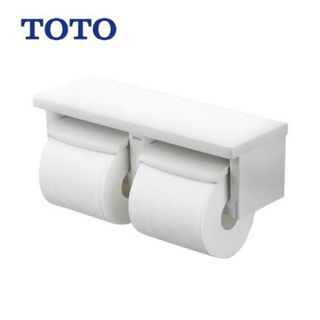 トウトウ(TOTO)のTOTO トイレオプション品 棚付ペーパーホルダー　YH650-NW1(トイレ収納)