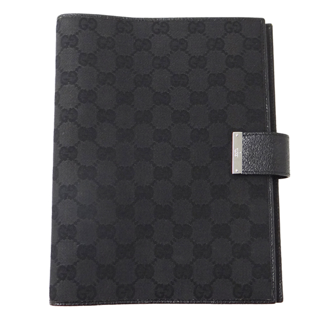 tomiの財布はこちら《極美品　正規品》グッチ　手帳カバー　大きめ　黒　ブラック