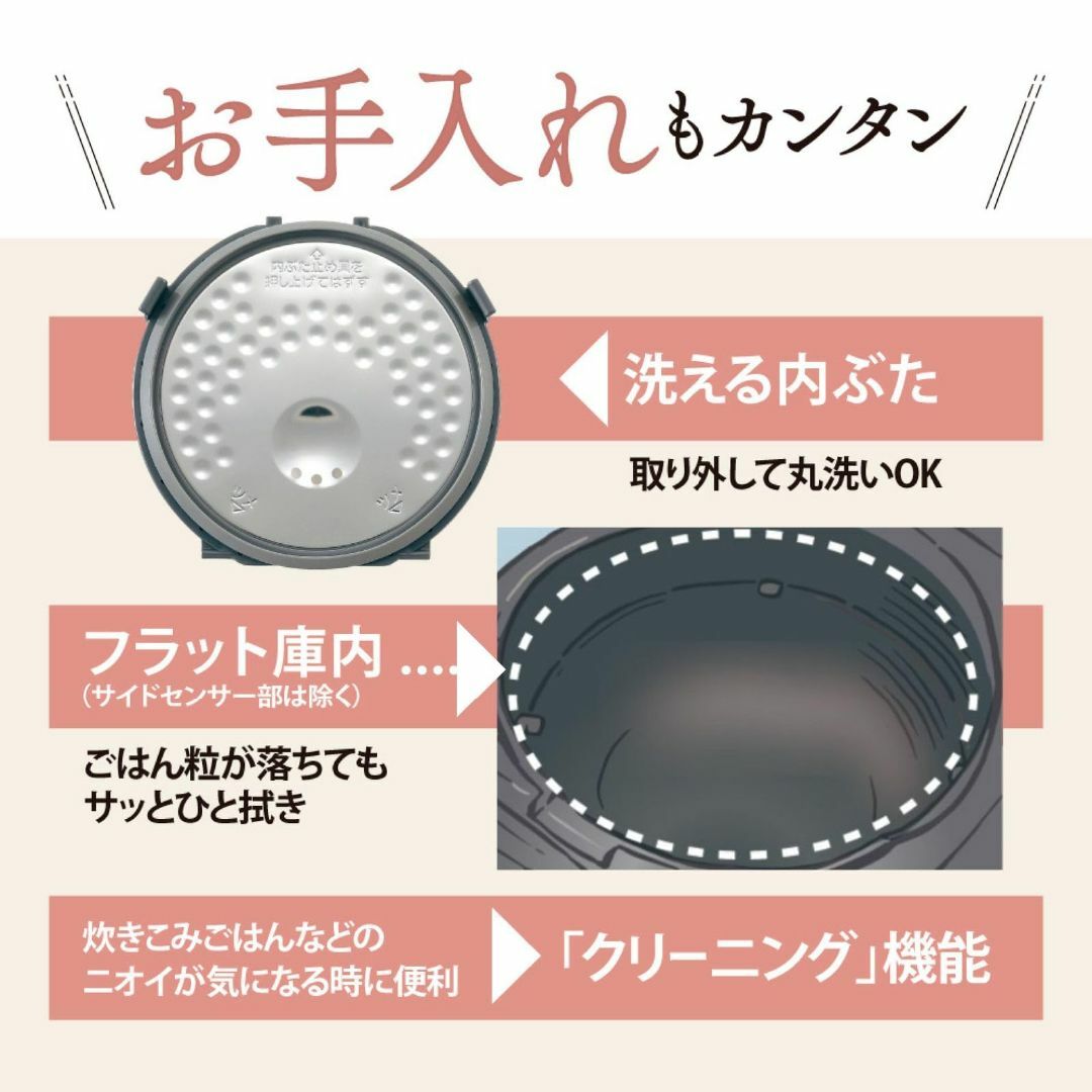 象印 炊飯器 3合 小容量 IH式 極め炊き 黒まる厚釜 一人暮らし 保温30時の通販 by KK's shop｜ラクマ