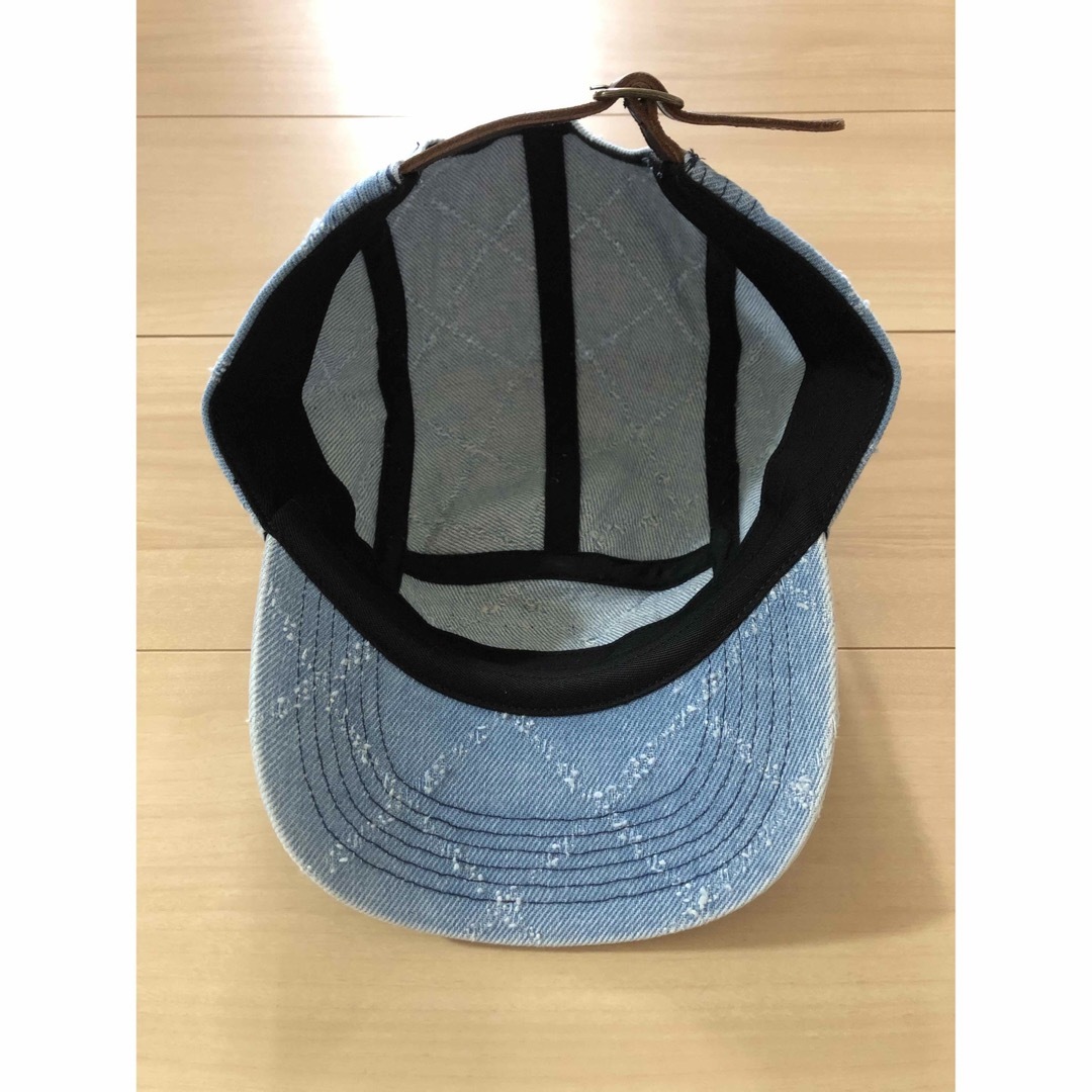 シュプリーム　Punched Denim Camp Cap　デニム 3