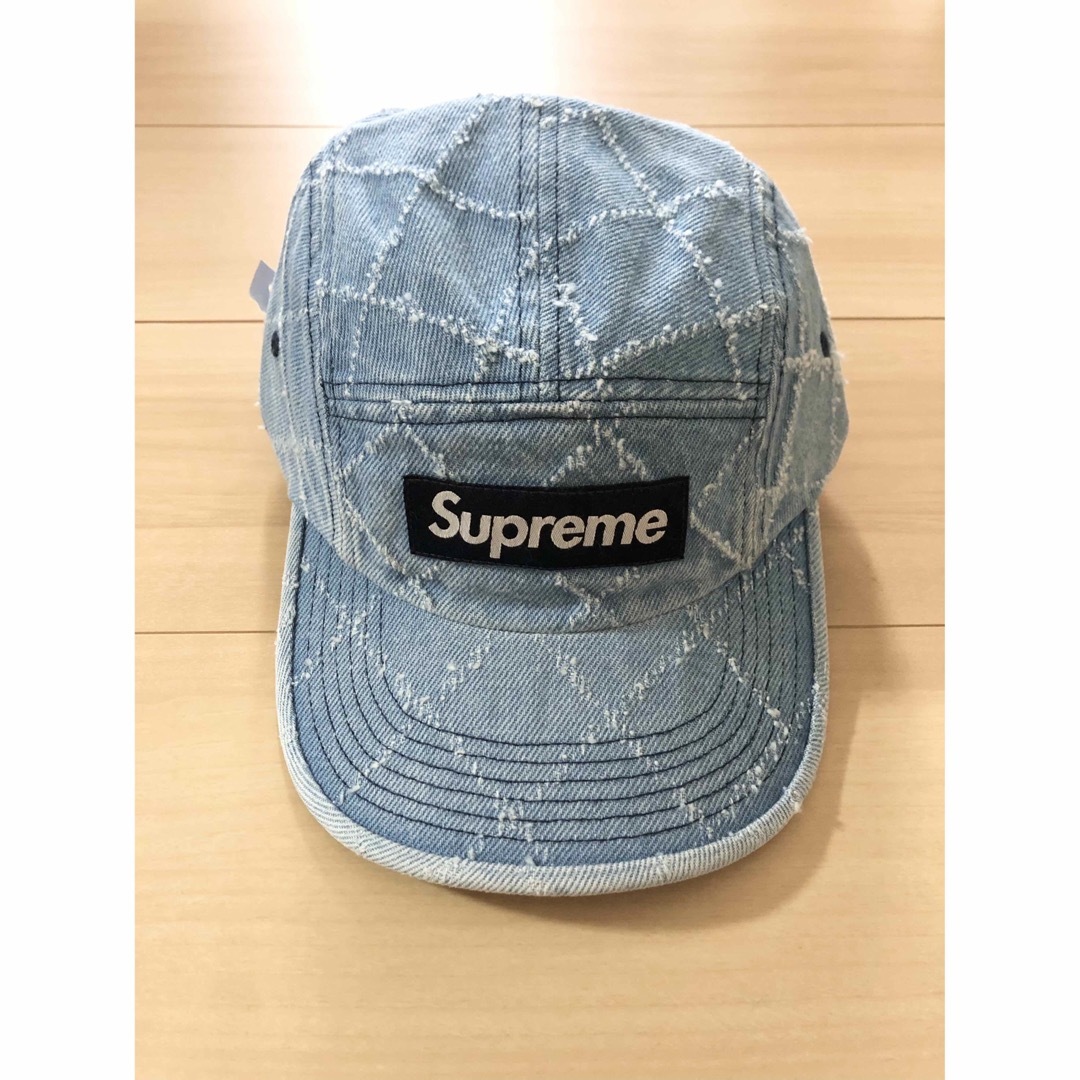 シュプリーム　Punched Denim Camp Cap　デニム | フリマアプリ ラクマ