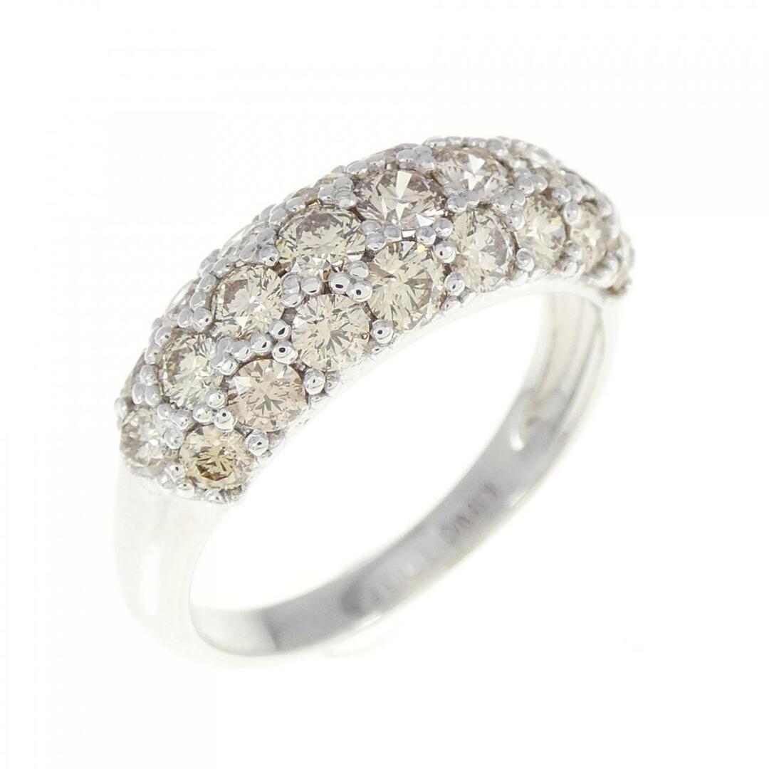 K18WG ダイヤモンド リング 1.00CT - リング(指輪)