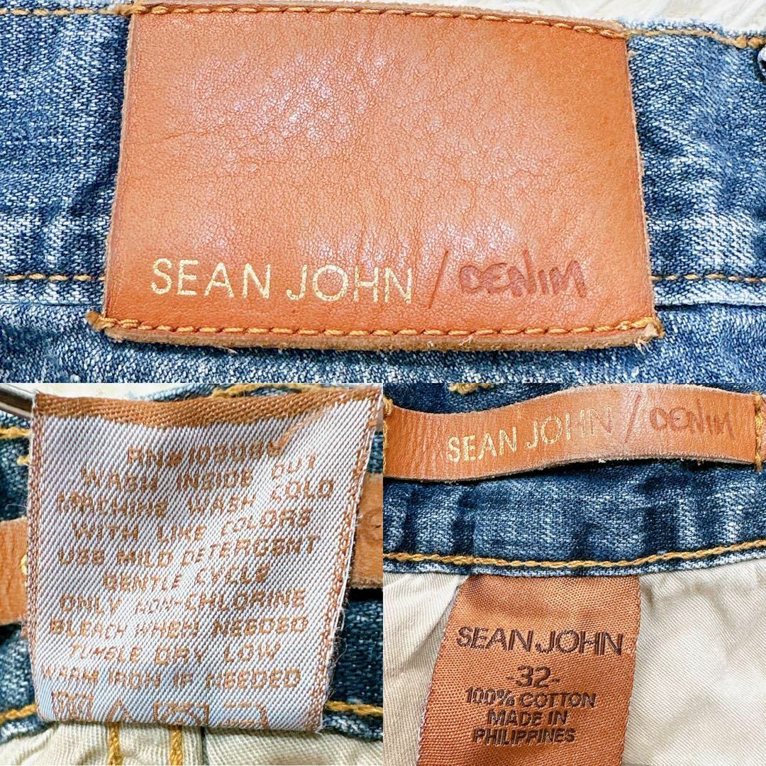 Sean John - SEAN JOHN デニムパンツ 極太 ワイドバギー W32 HIPHOPの