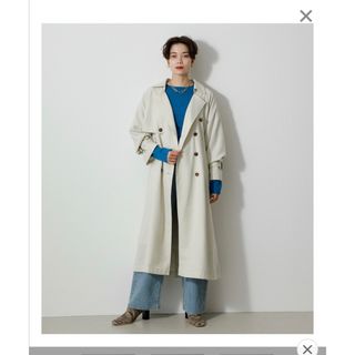 アズールバイマウジー(AZUL by moussy)のAZUL by moussy マウジー コート Sサイズ ベージュ(トレンチコート)