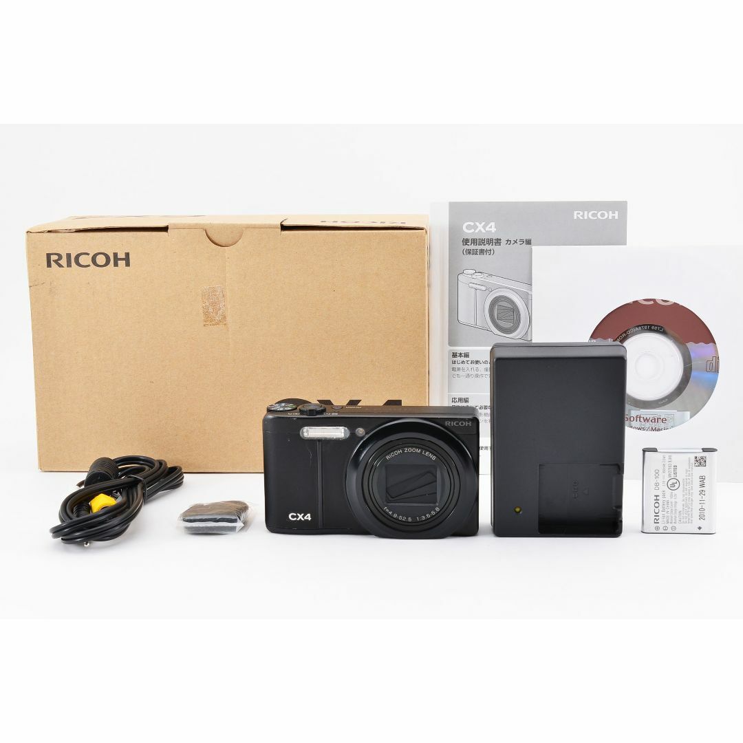 RICOH(リコー)の★ RICOH CX4 ブラック リコー コンパクトデジタルカメラ スマホ/家電/カメラのカメラ(コンパクトデジタルカメラ)の商品写真