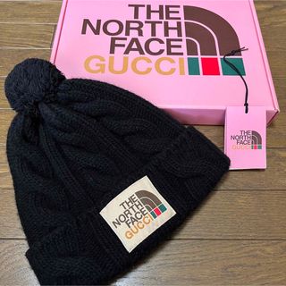 Gucci   GUCCIグッチ THE NORTH FACEノースフェイス ニット帽 黒Lの