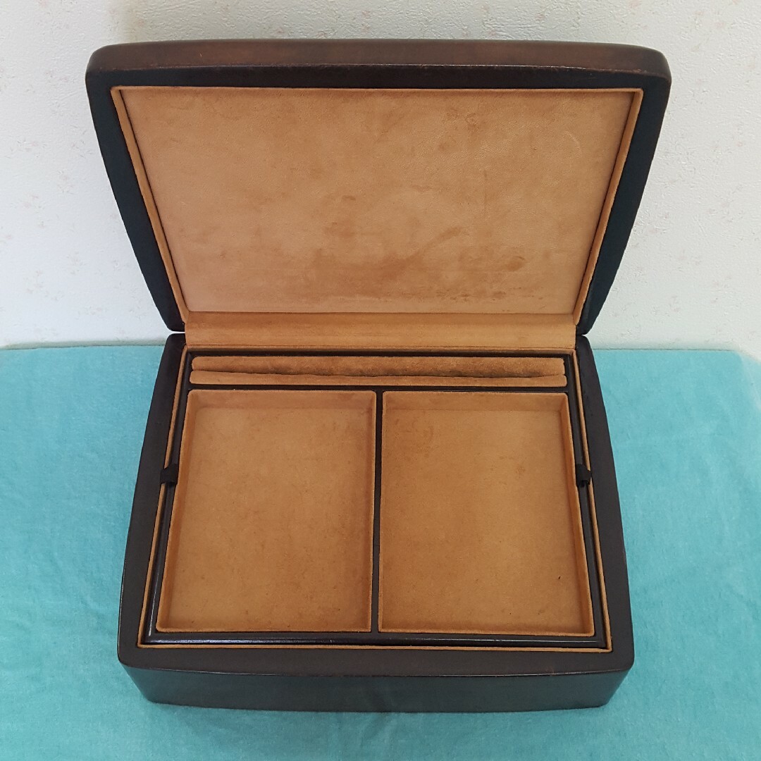 Tiffany レザー ジュエリー ケース small-