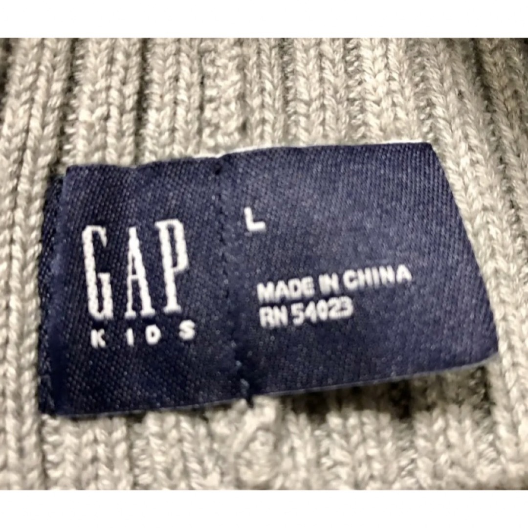 GAP Kids(ギャップキッズ)のGAP KIDS  L ギャップ　綿100% ニット帽 ニットキャップ¥1900 キッズ/ベビー/マタニティのこども用ファッション小物(帽子)の商品写真