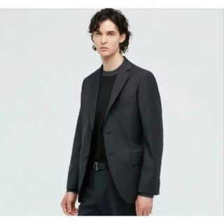 21ss UNIQLO ＋J セットアップ Black L 82cm スーツ