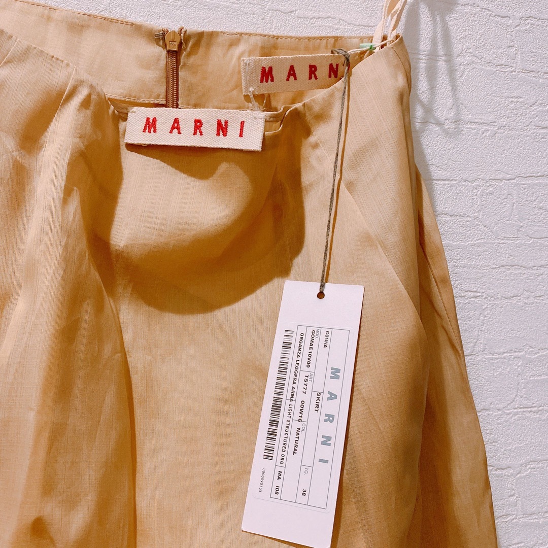 新品タグ付き　マルニスカート　インナー付き　MARNI 38