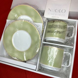 ニッコー(NIKKO)の【未使用】 ニッコー　スタッキング碗皿  ２客　カップ&ソーサー(グラス/カップ)