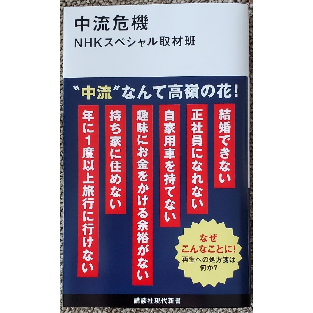 講談社(コウダンシャ)の中流危機 エンタメ/ホビーの本(その他)の商品写真