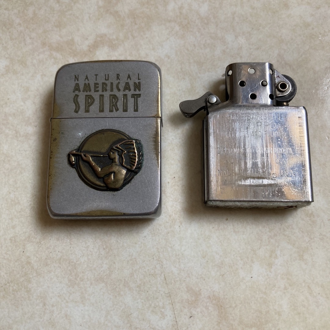 アメリカンスピリット　zippo メンズのファッション小物(タバコグッズ)の商品写真