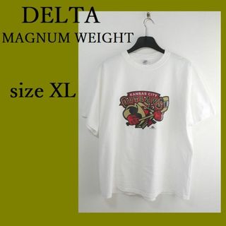 デルタ(DELTA)のデルタ US古着 メンズTシャツ 半袖 プリントTシャツ 白Tシャツ(Tシャツ/カットソー(半袖/袖なし))