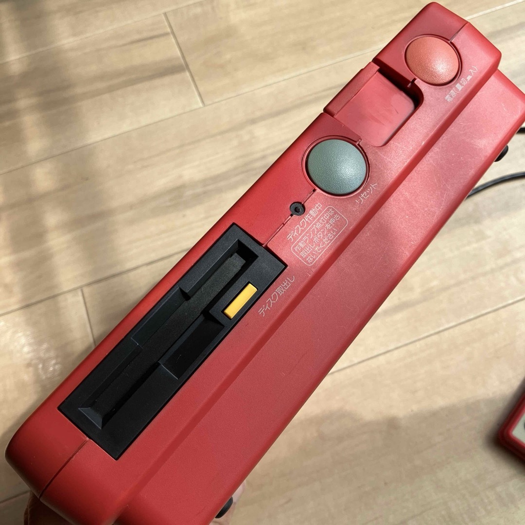 ツインファミコン AN-500R Twin Famicom 本体のみ 赤 レッド