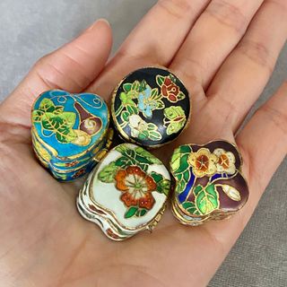 可愛い　小さな小物入れ　海外の小物　お花柄　雑貨(その他)