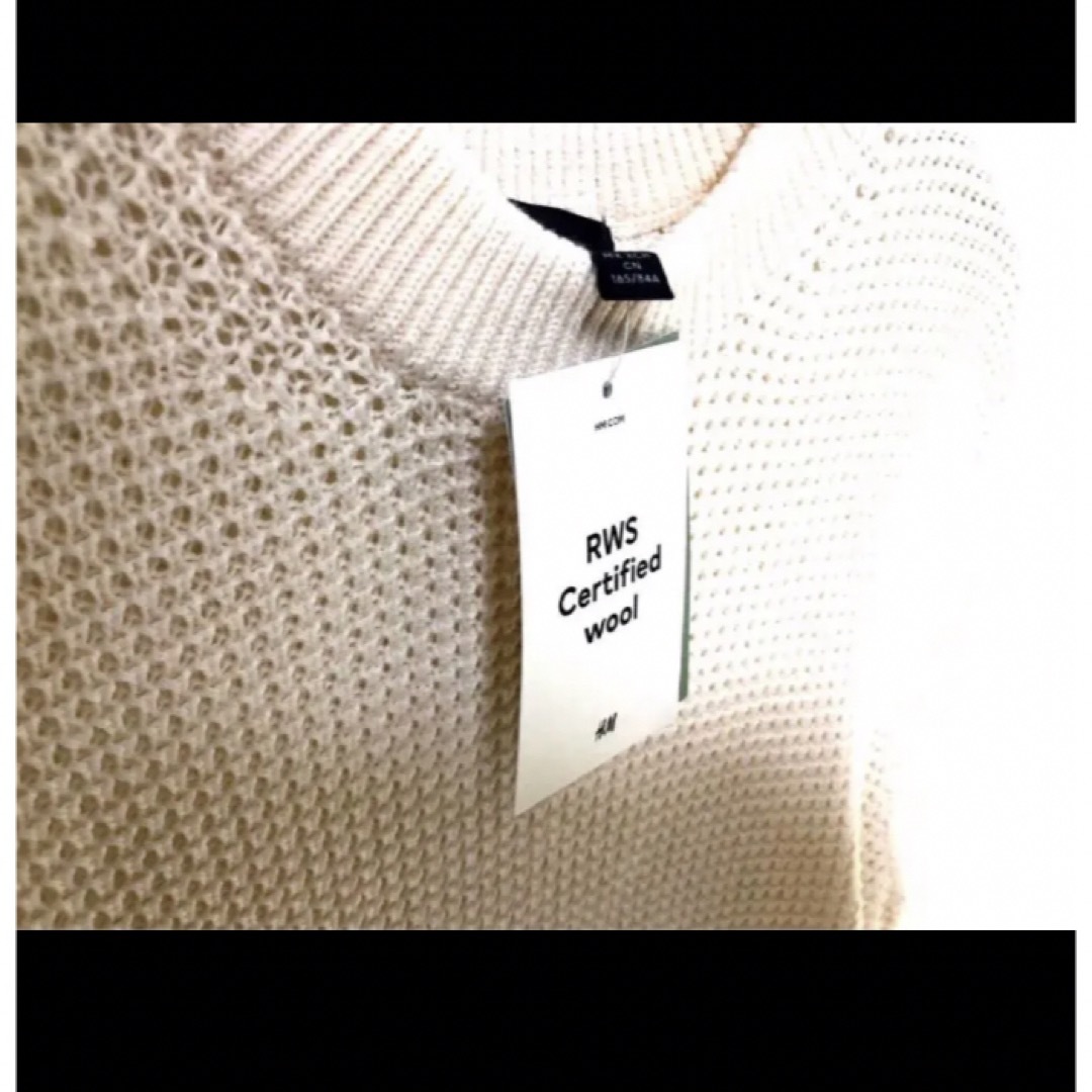 【新品】H&M レギュラーフィット ワッフル ニットセーター