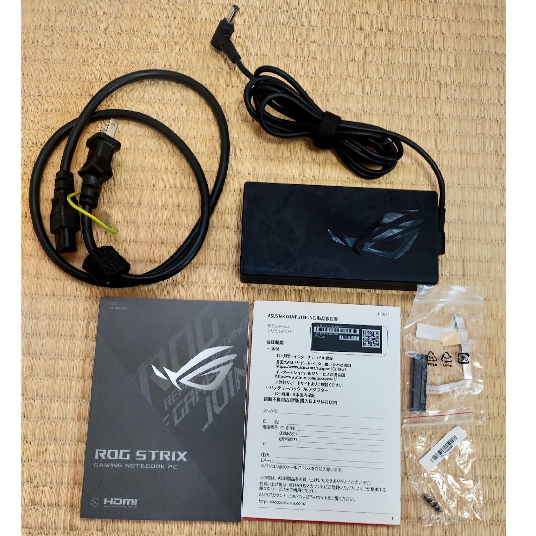 ASUS(エイスース)のASUS ROG Strix G G531GT 15.6インチ スマホ/家電/カメラのPC/タブレット(PCパーツ)の商品写真